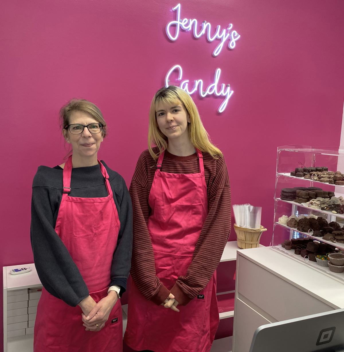 A SWEET DREAM COMES TRUE IN MARGARETVILLE: Mother & Daughter Team Open Jenny’s Candy Shop on Main Street