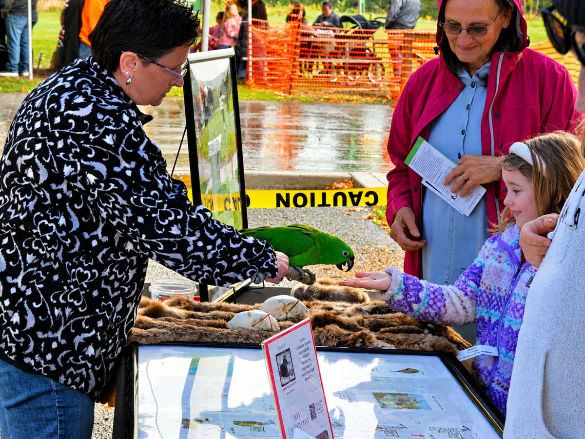 Wildlife Festival Undeterred by a Little Rain