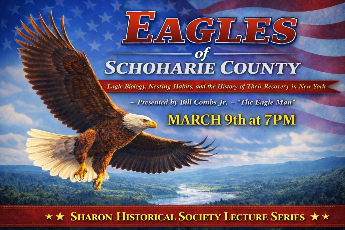 Sharon Historical Society Presents “Eagles of Schoharie County” with Bill Combs Jr. - 5 March 2026 - 2
