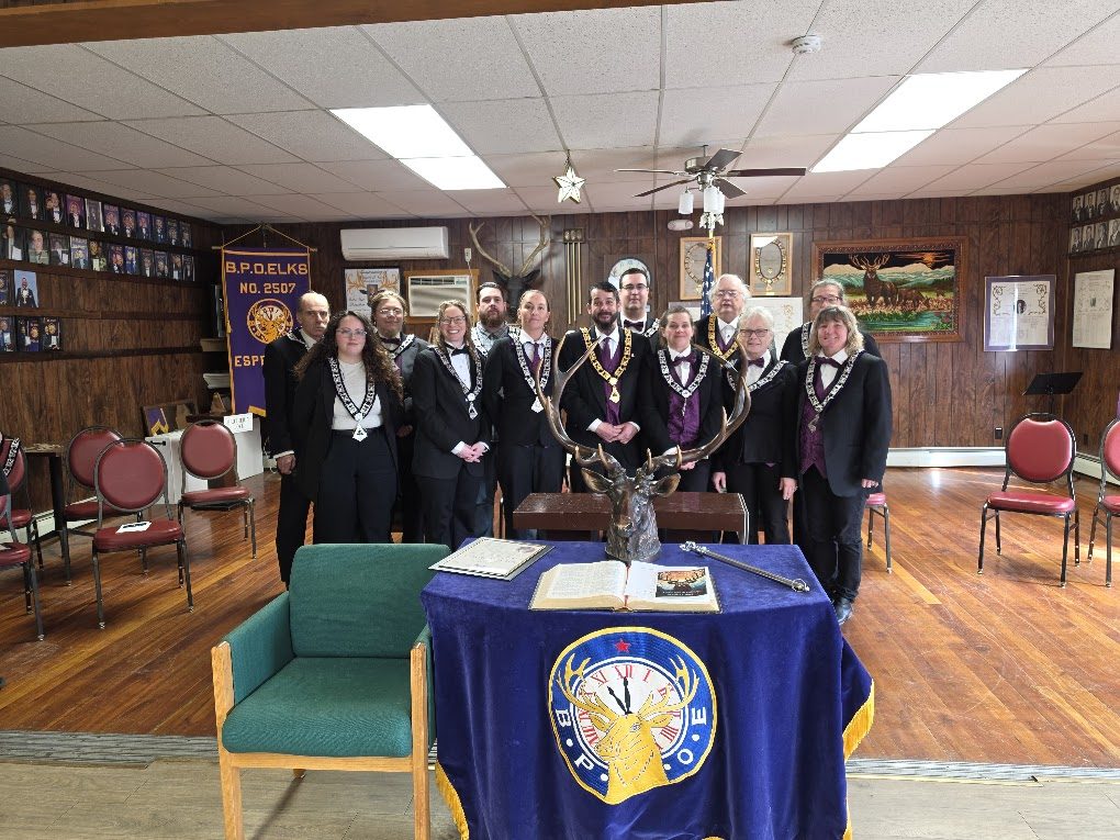 Elks Name Officers