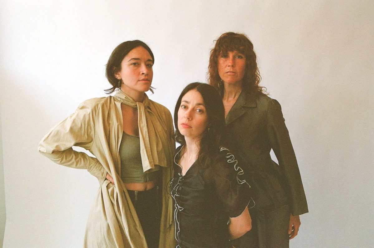 Whitney Johnson, Lia Kohl, and Macie Stewart at the West Kortright Center on Thursday, April 23