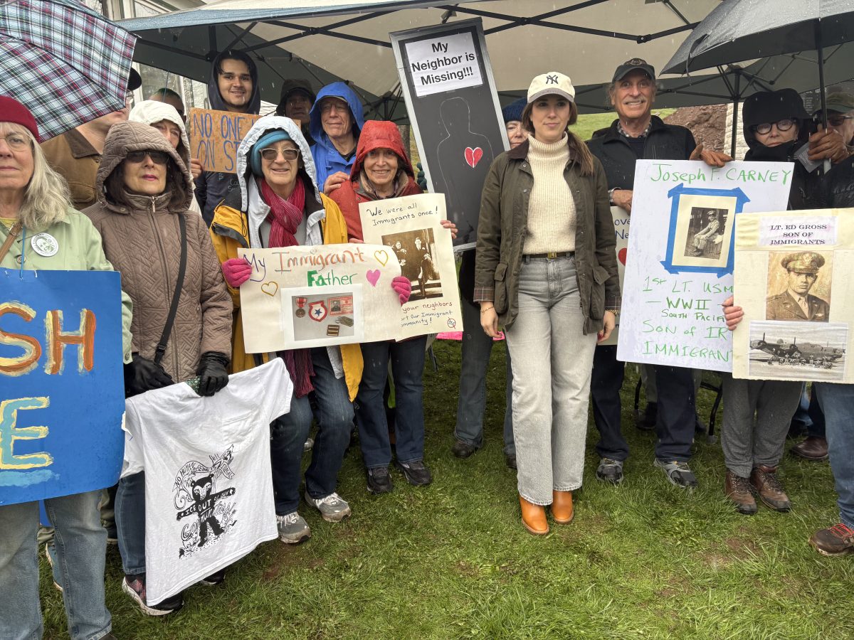 Protest in Tannersville After ICE Raid