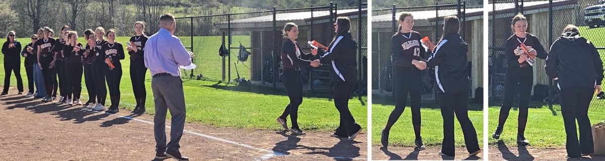 Softball Seniors Celebrated During Sharon Springs v. H-T