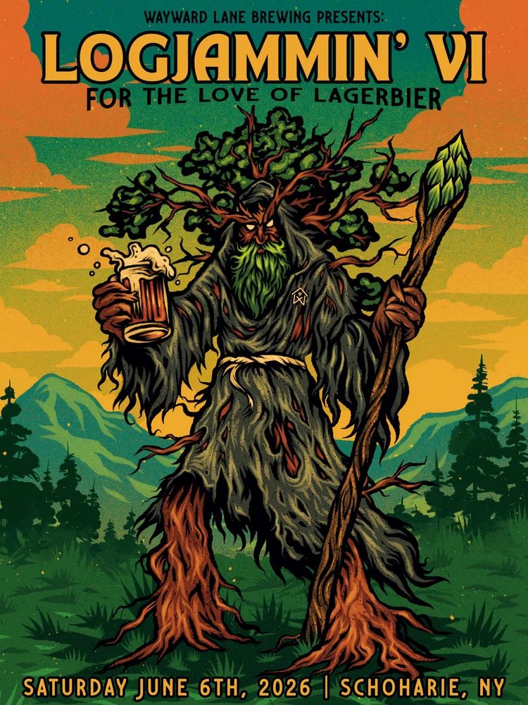 Logjammin’ VI Festival on June 6th at Wayward Lane Brewing