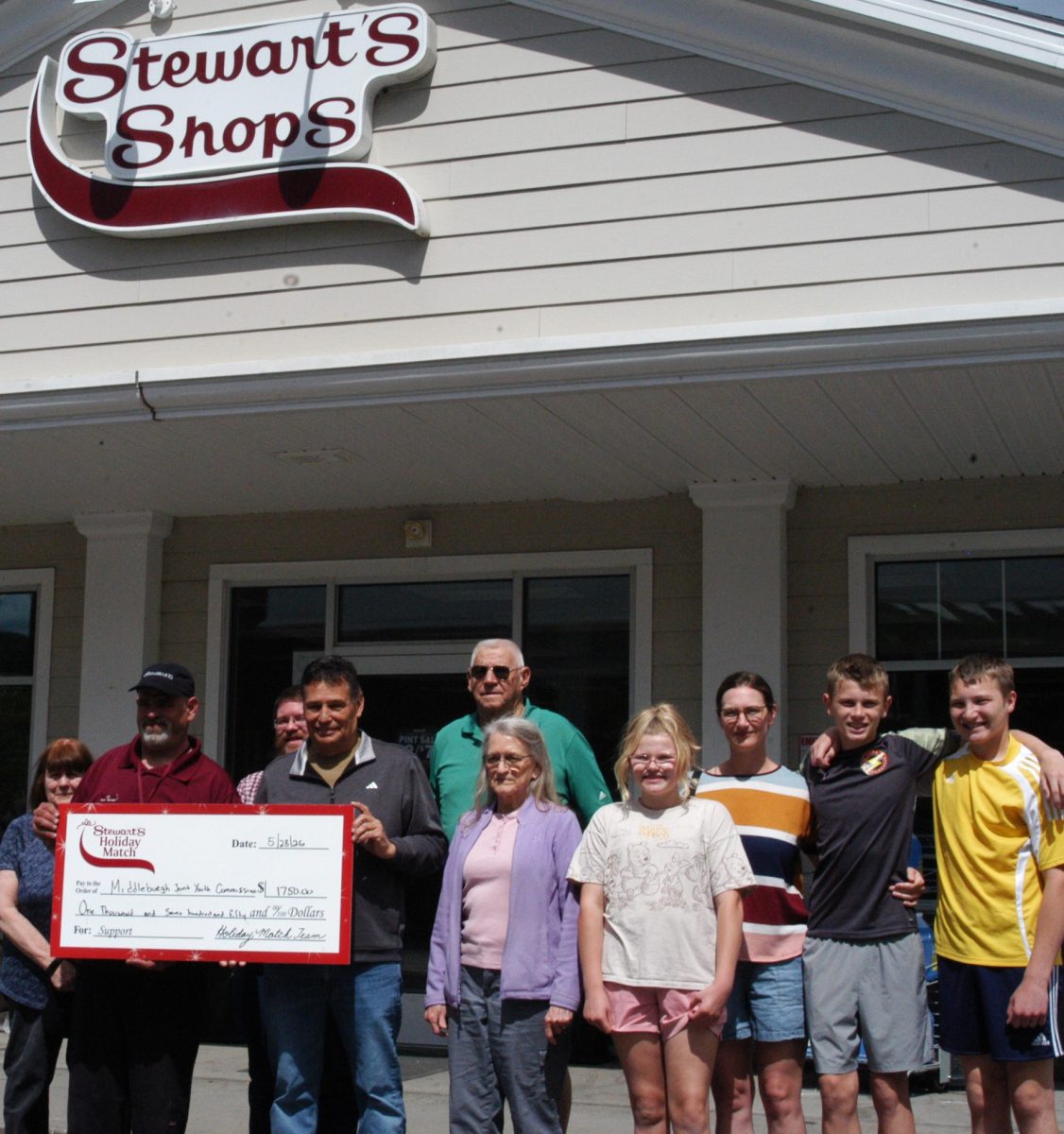 Stewart's Grant to Aid Middleburgh Youth Commission