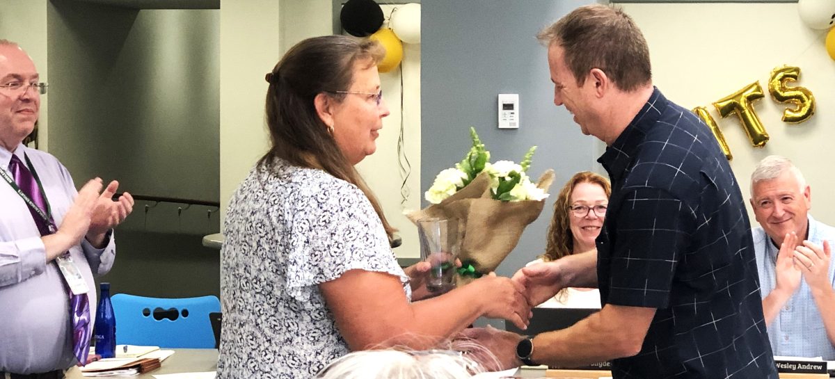 Burton Honored Upon Retirement