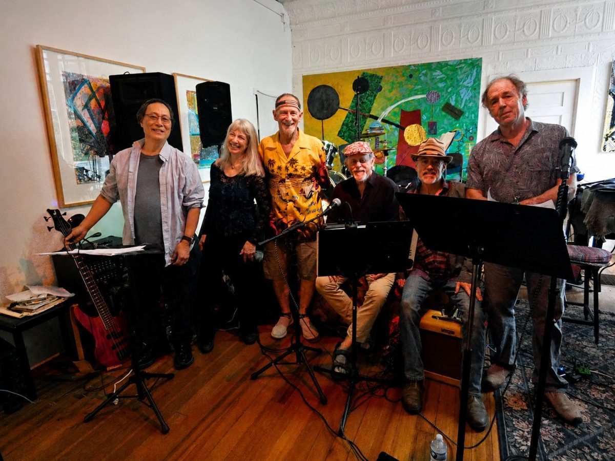 Never too old to play in a garage band