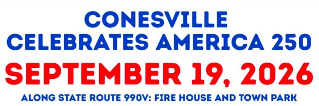 Conesville Looking Forward to 250th Celebration on Sept. 19
