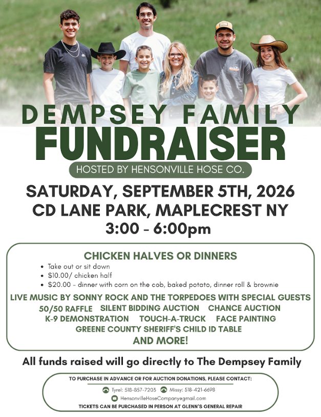 Dempsey Family Fundraiser to Bring Community Together Saturday in Maplecrest