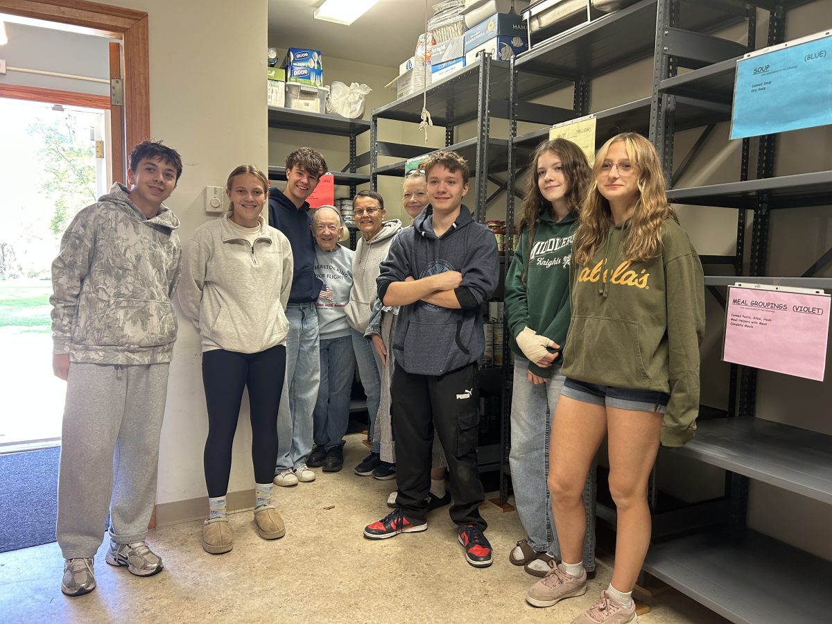 MCS Students Help Out At Local Food Pantry