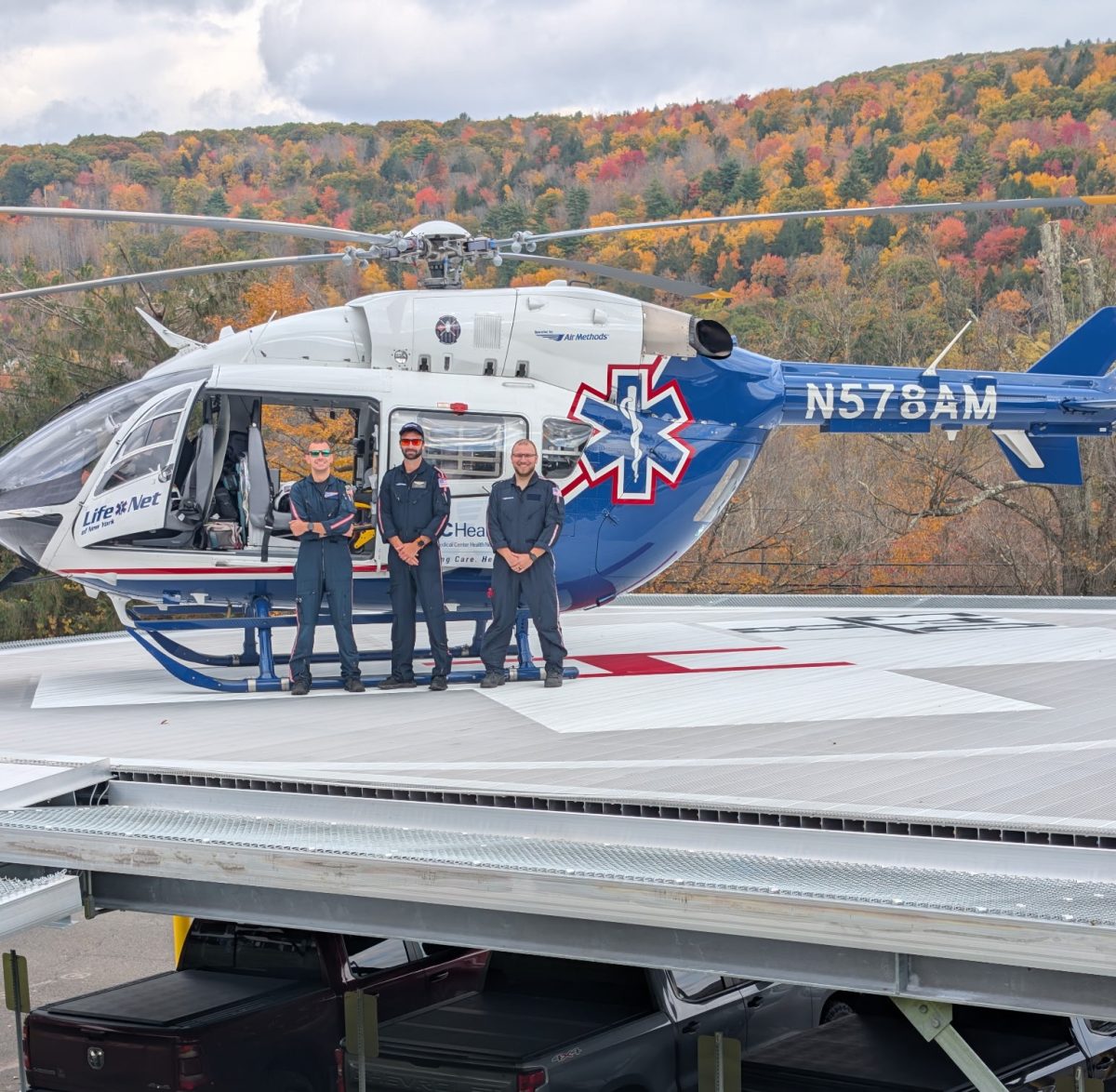 Exciting Day in Margaretville & Community for Helipad Unveiling