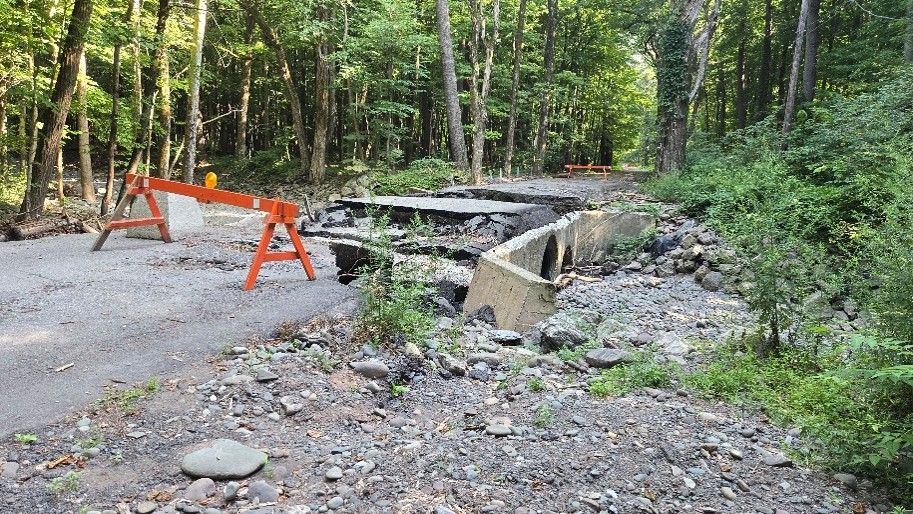 A Bridge is Washed Out