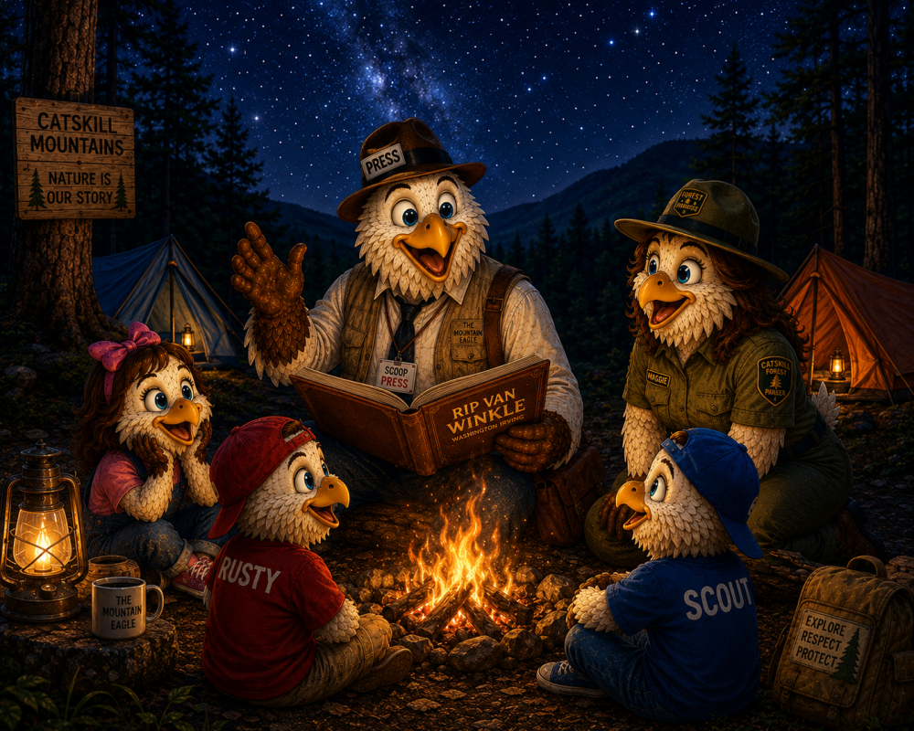 A Campfire Story About Rip Van Winkle