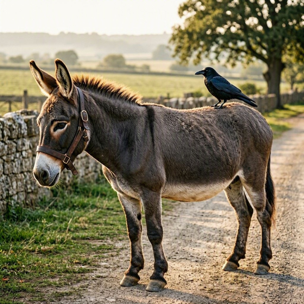 A Donkey's Queer Friends from 1888