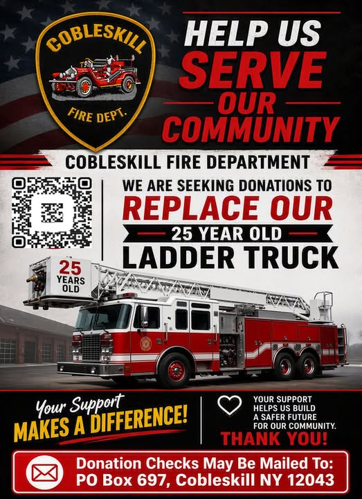Cobleskill Fire Department Seeking Donations