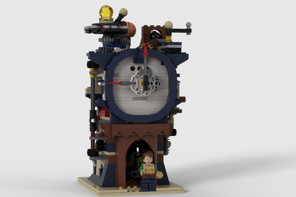 Local Man Hoping His Clock Will Become a LEGO Kit