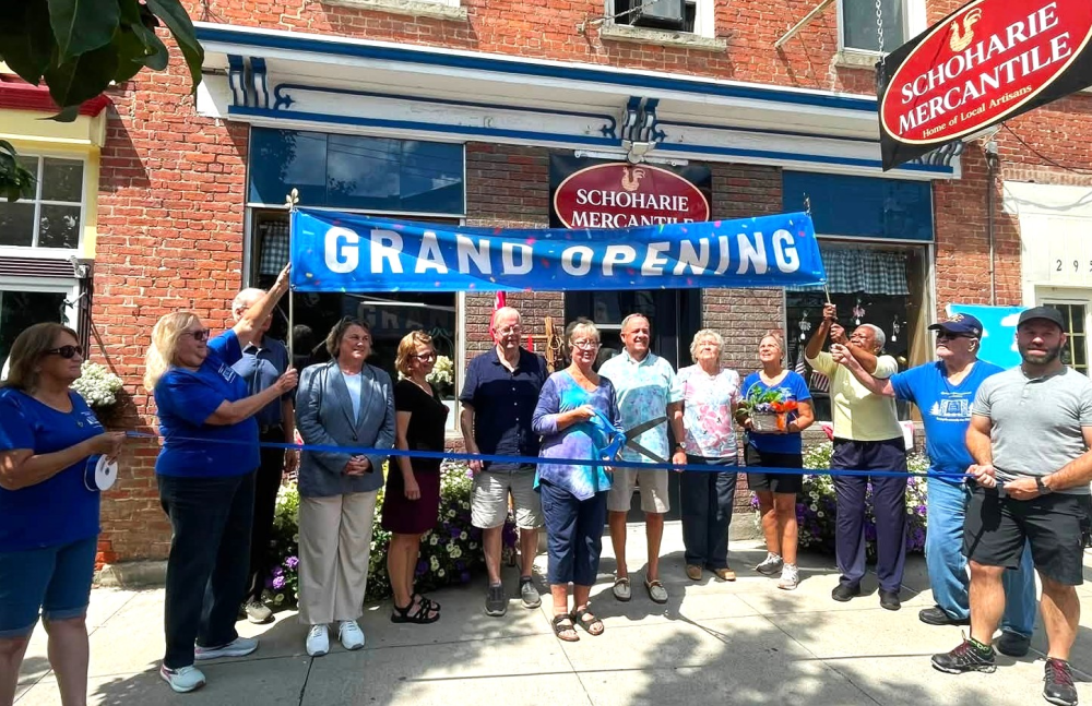 Schoharie Mercantile Has Ribbon Cutting, Grand Reopening