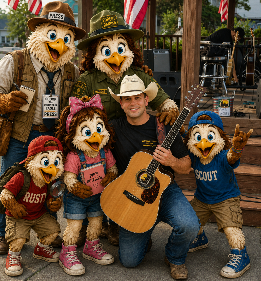 Scoop and the Eagle Family Rock Out in Greenville