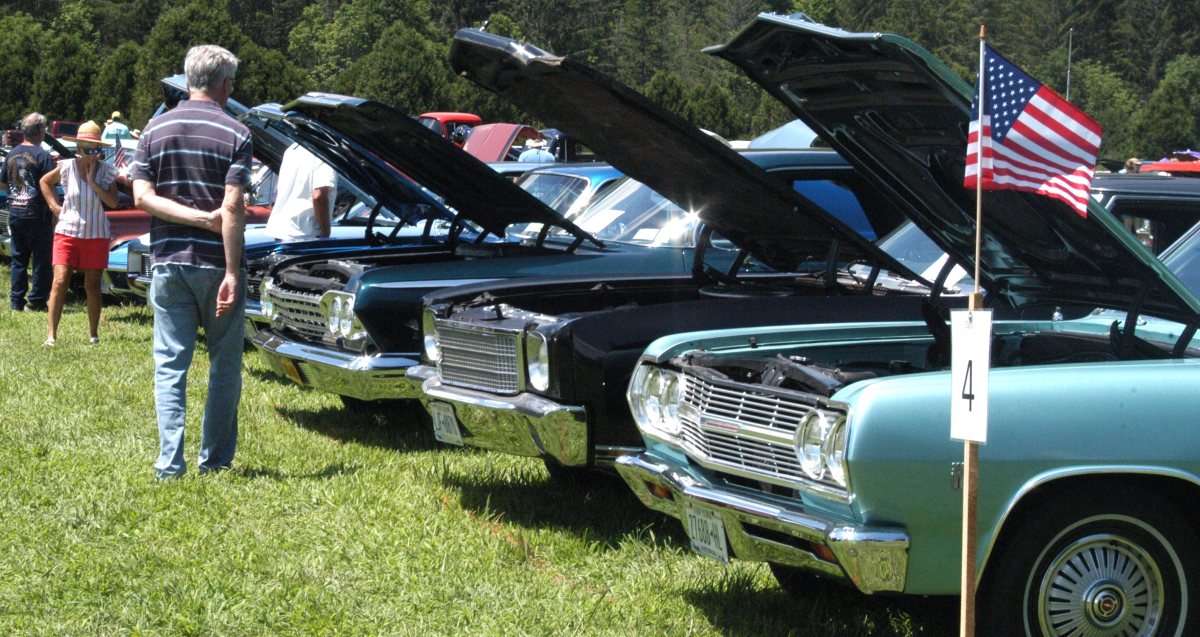Sun Shines on 55th Annual  Antique Car Show Photo