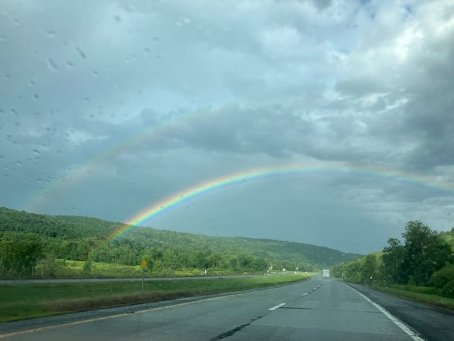 Rainbow over I-88