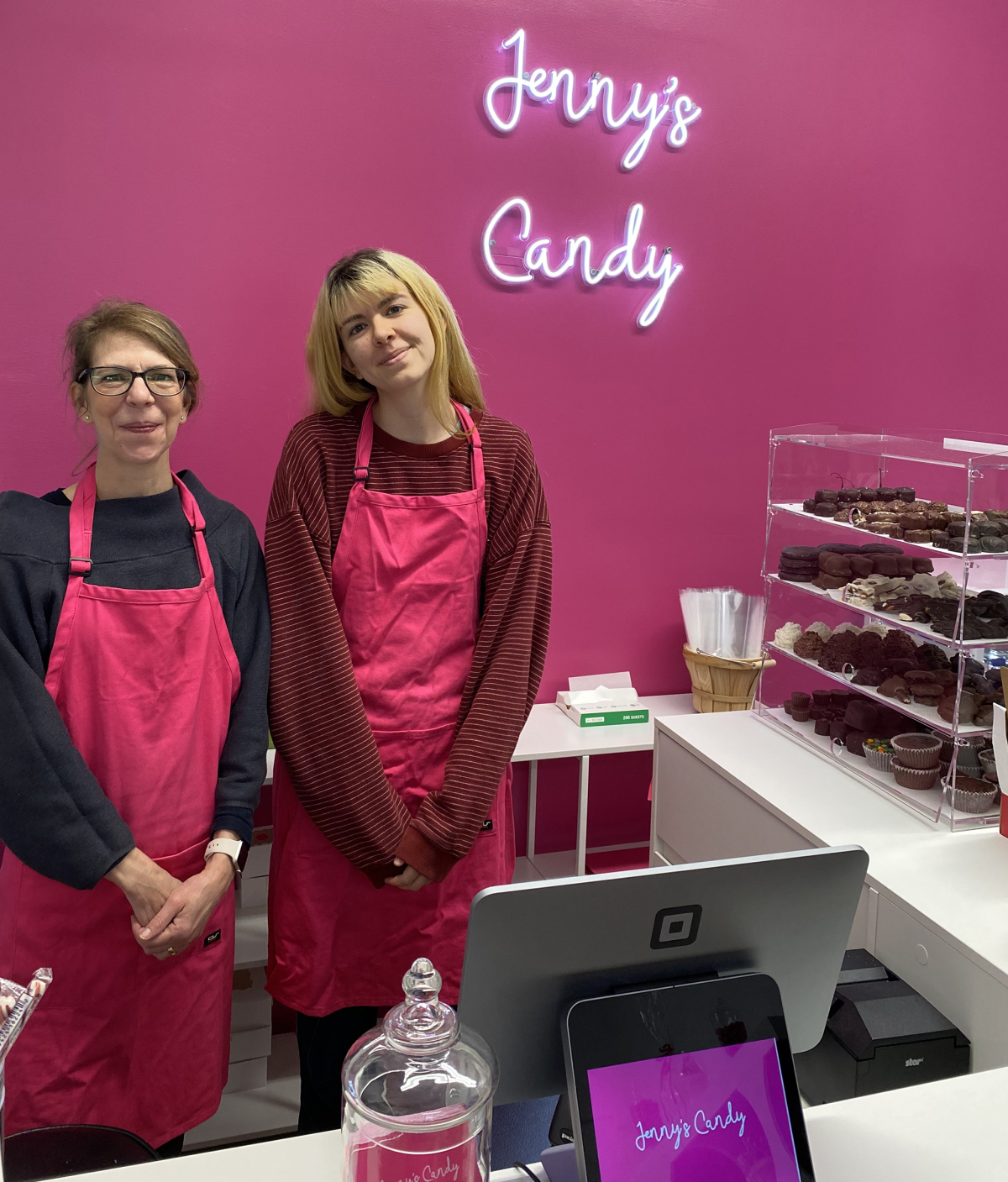 A SWEET DREAM COMES TRUE IN MARGARETVILLE: Mother & Daughter Team Open Jenny’s Candy Shop on Main Street Photo