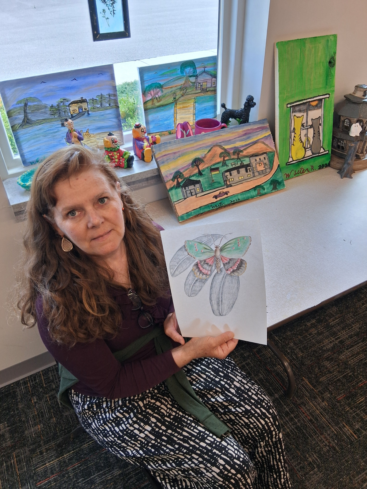 WAJPL (and beyond) GOLDEN AGERS Annual Arts & Crafts “Show and Tell” Photo