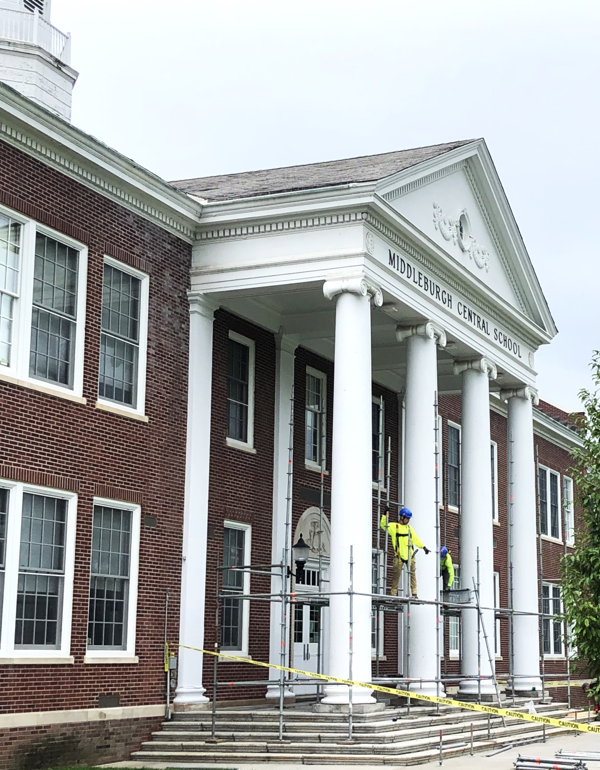 Summer Project Work Continues at M'burgh School Photo