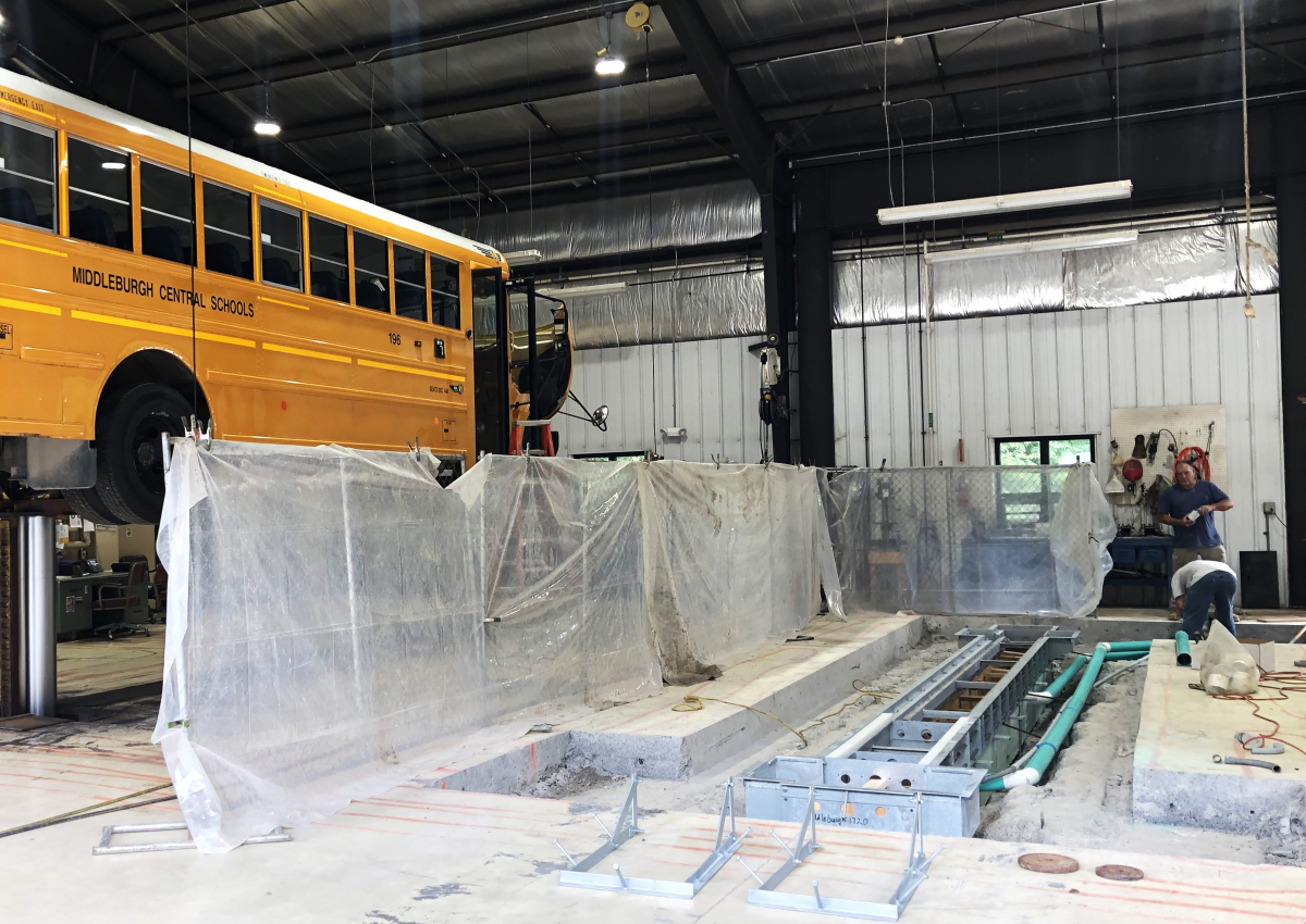 Summer Project Work Continues at M'burgh School Photo
