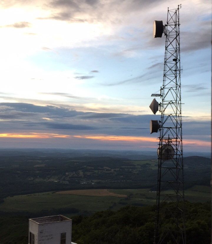 Sunset on the Observatory